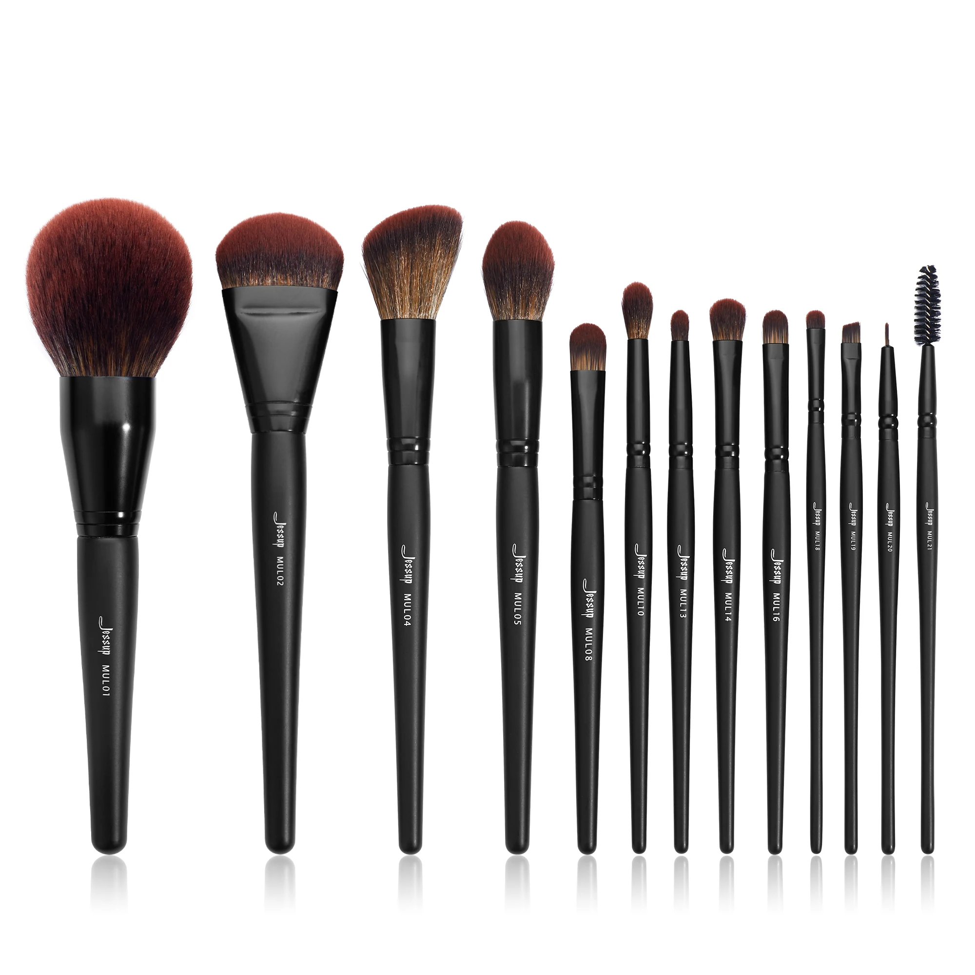 Jessup Makeup Brushes Set,10-14pcs Make Up Brush Contour Foundation Powder Eyeshadow Highlight Blending Concealer Liner T336 - Image 7