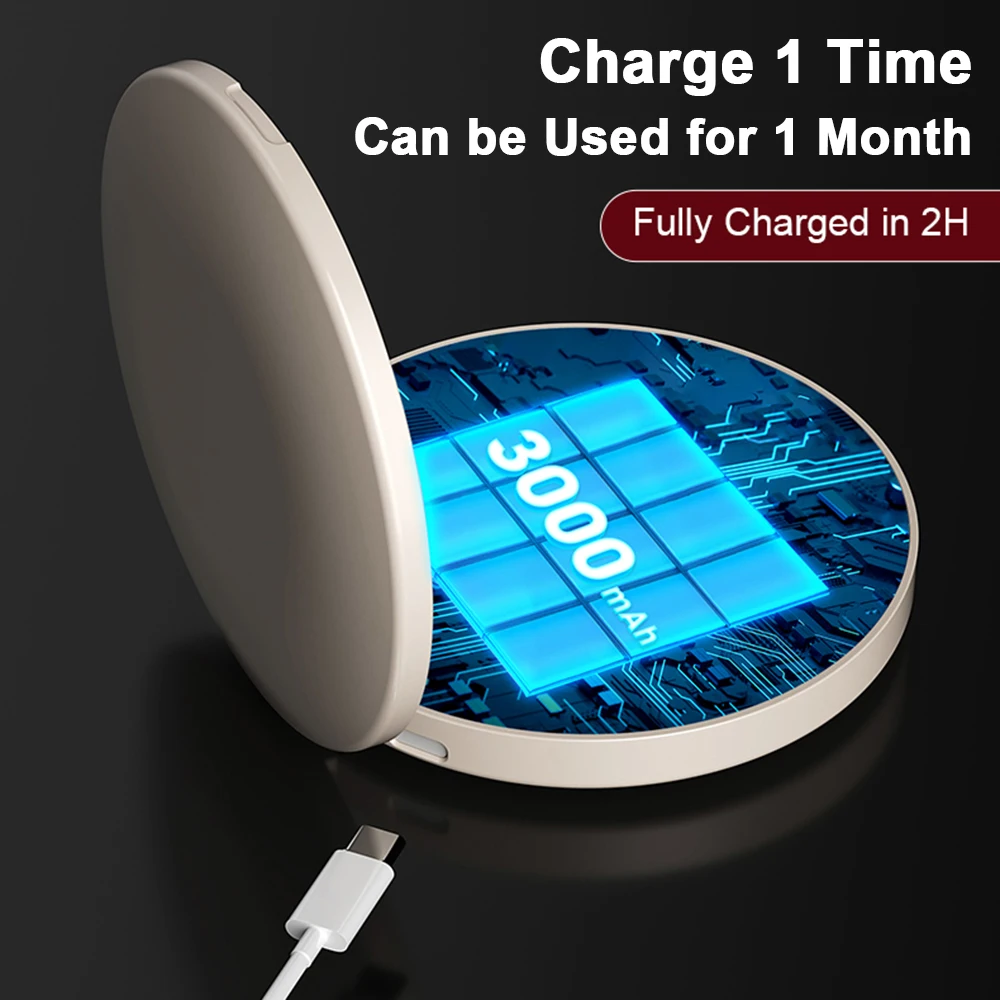 2.8-Inch Display Portable Makeup Mirror Mini Smart Sunscreen Makeup Mirror LED Sunscreen Detection Makeup Mirrors - Image 4