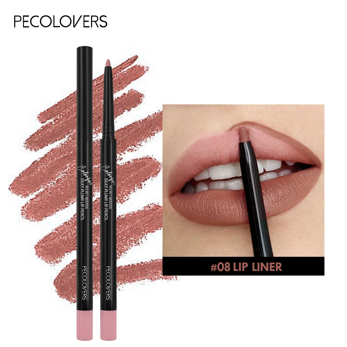 Waterproof Matte Lipliner Pencil Red Contour Tint Lipstick Long Lasting Non-stick Cup Moisturising Lips Makeup 12 Colors - Image 11