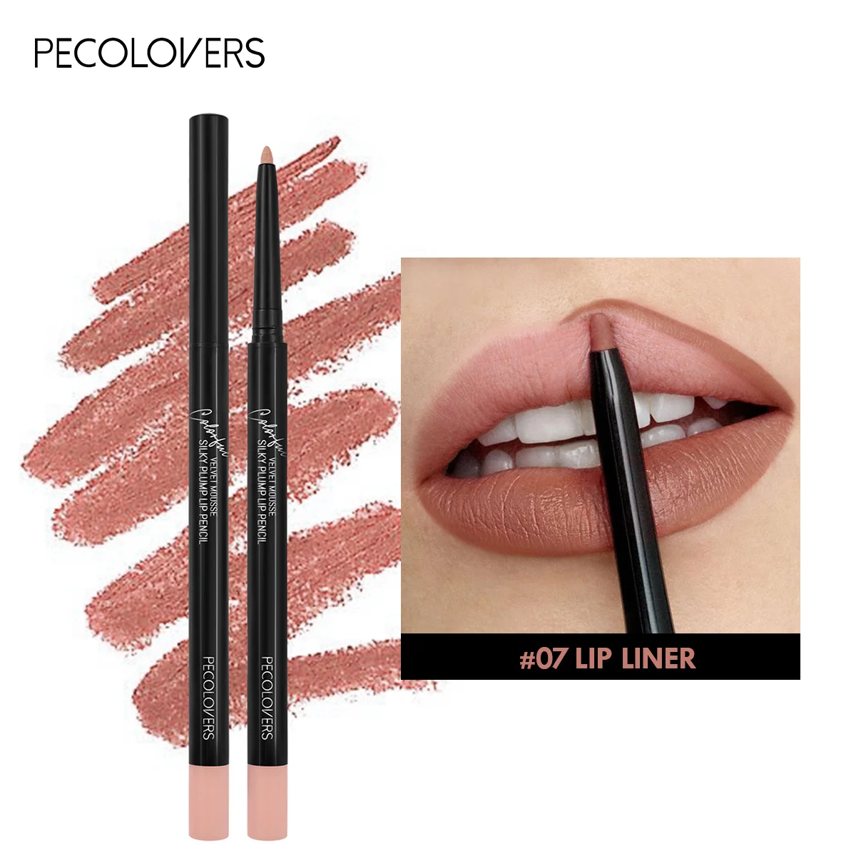 Waterproof Matte Lipliner Pencil Red Contour Tint Lipstick Long Lasting Non-stick Cup Moisturising Lips Makeup 12 Colors - Image 12