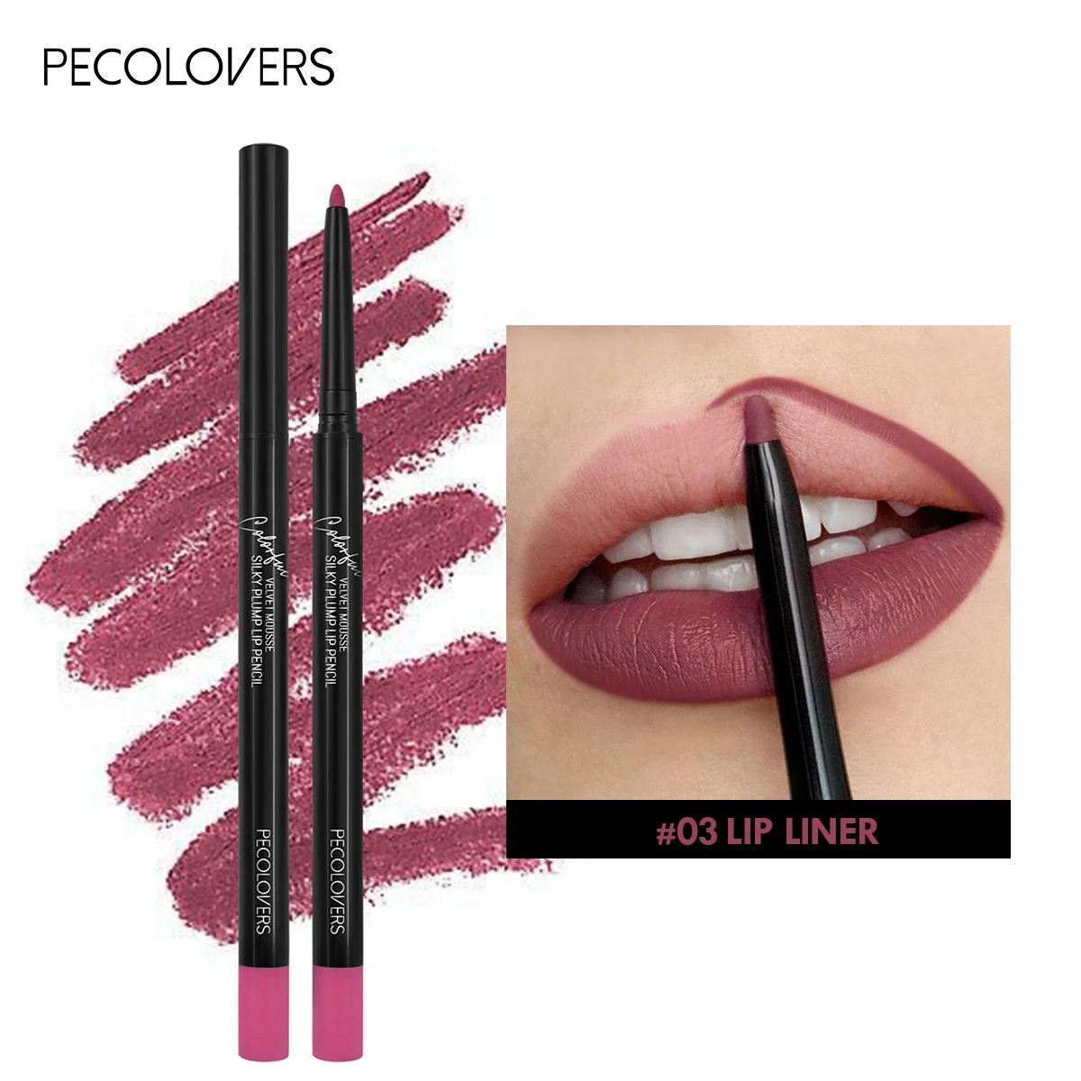 Waterproof Matte Lipliner Pencil Red Contour Tint Lipstick Long Lasting Non-stick Cup Moisturising Lips Makeup 12 Colors - Image 16