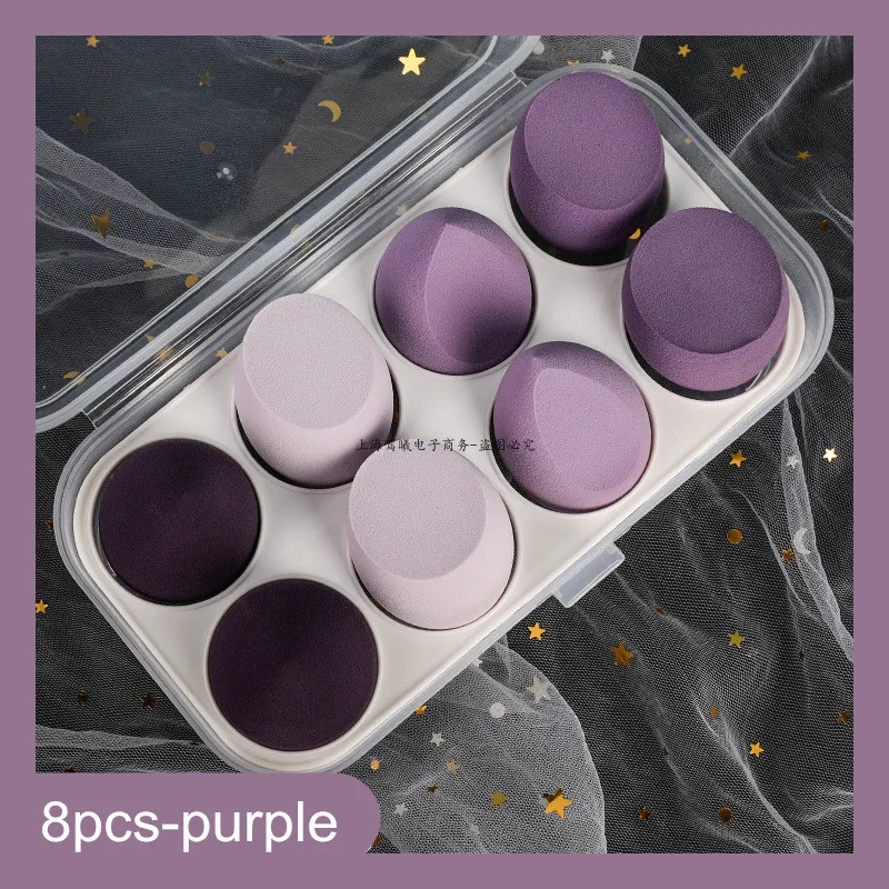 4pcs/8pcs Makeup Sponge Set Cosmetic Blender Beauty Puff Foundation Powder Concealer Cream Soft Sponges Women Face Make Up Tools - Image 10